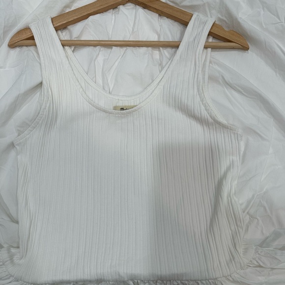 Madewell Drop Waist Tank Midi Dress Lighthouse L - Picture 13 of 13